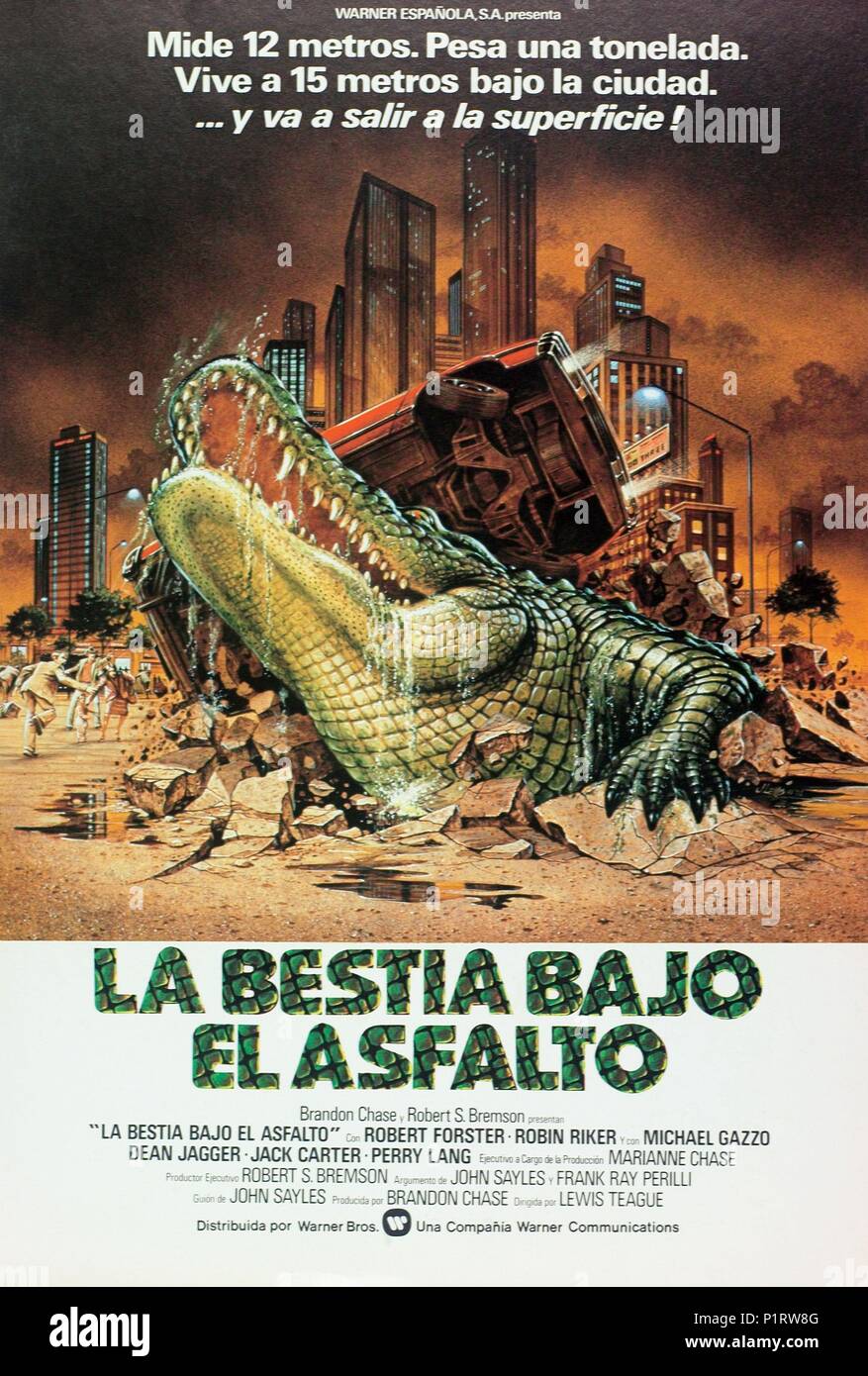 Original Film Title: ALLIGATOR.  English Title: ALLIGATOR.  Film Director: LEWIS TEAGUE.  Year: 1980. Credit: ALLIGATOR INC. / Album Stock Photo