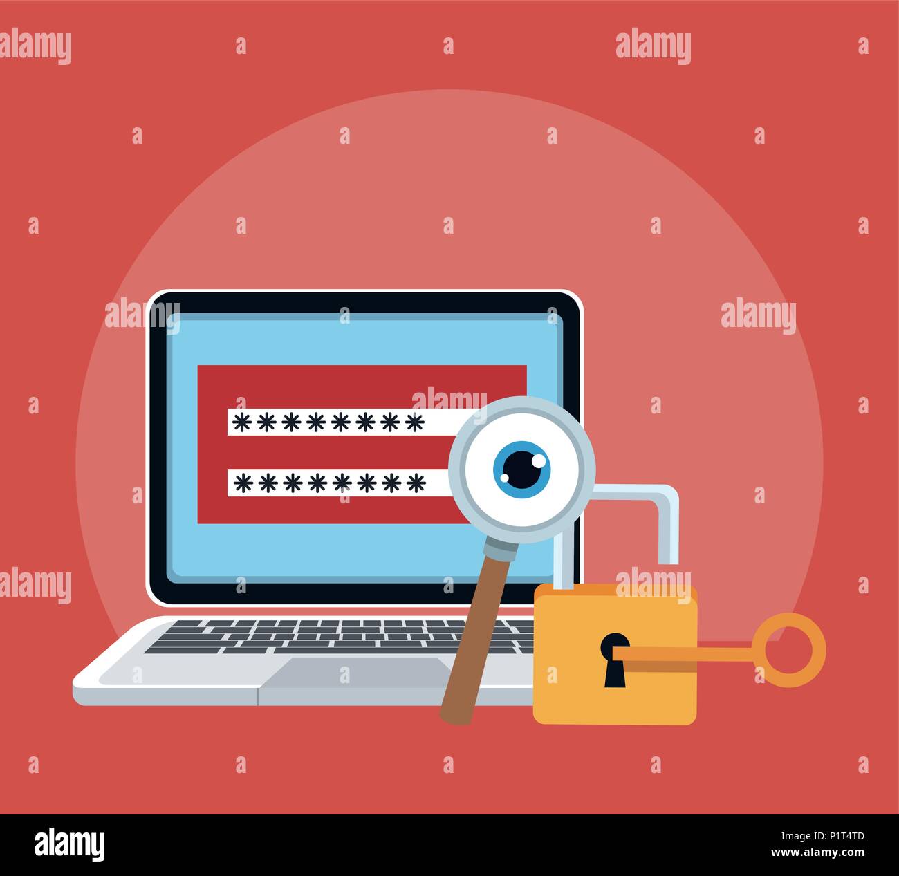 Security system technology Stock Vector Image & Art - Alamy