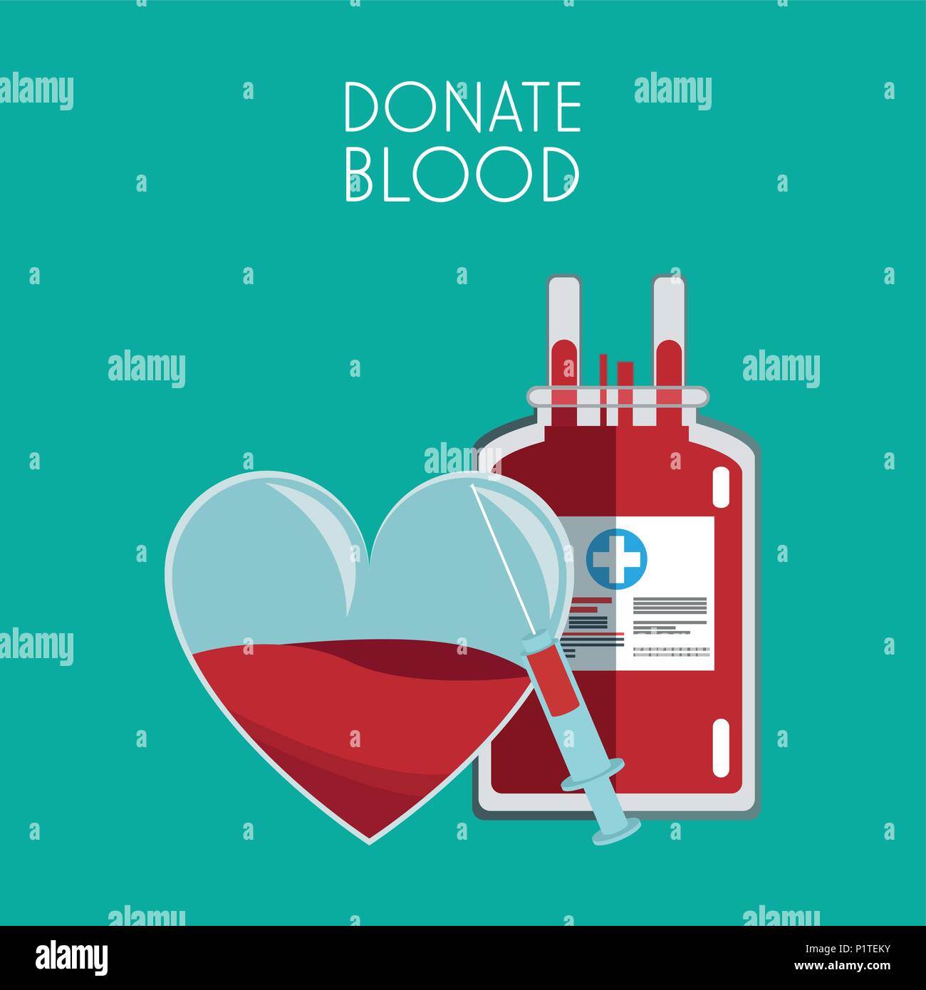 Donate blood campaign Stock Vector Image & Art - Alamy