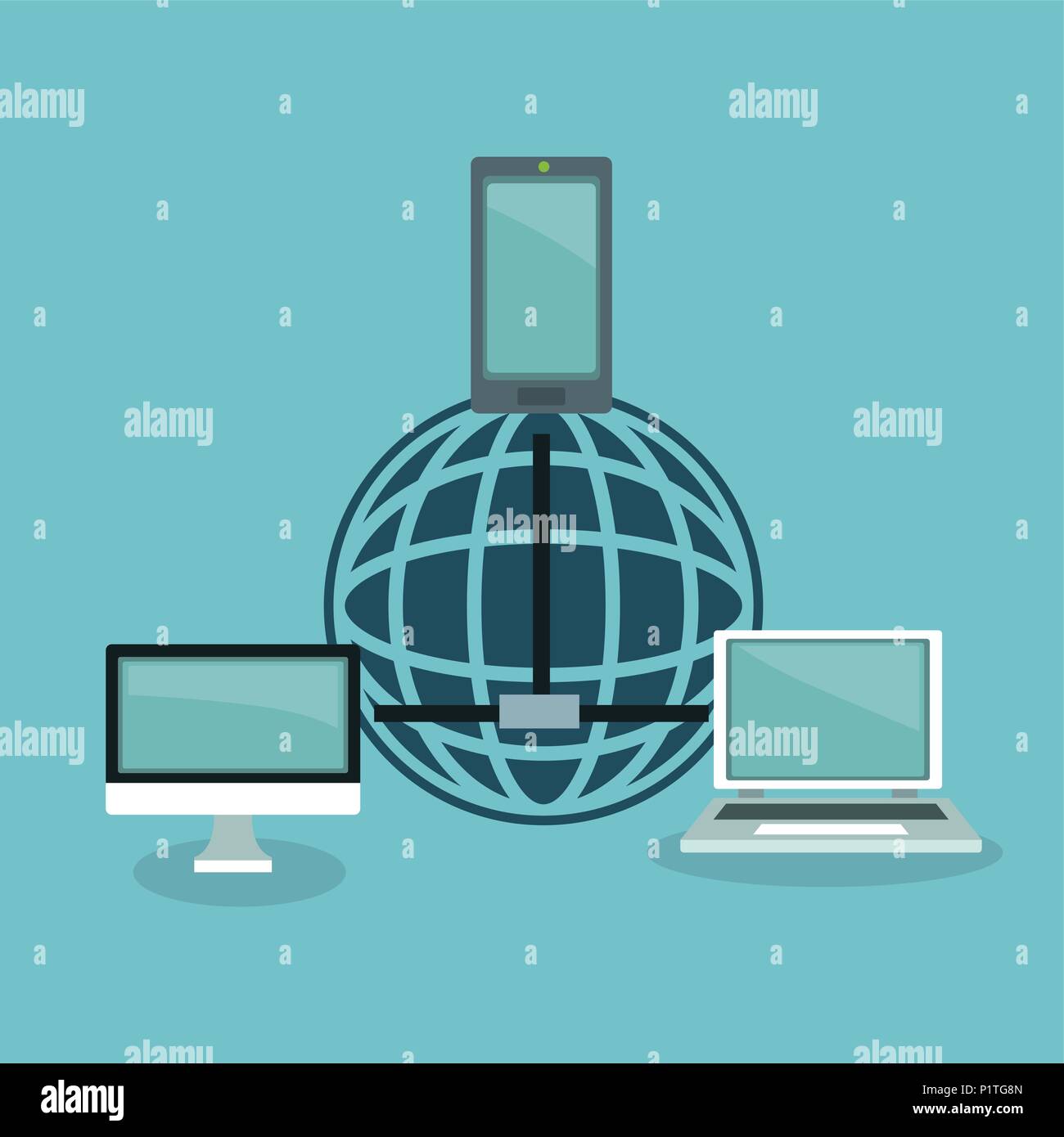 Data center and cloud computing Stock Vector Image & Art - Alamy