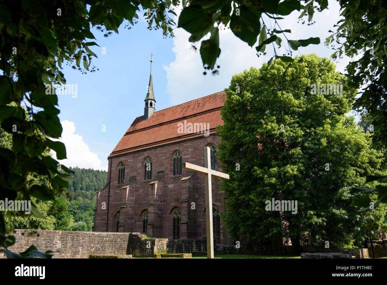 Calw: district Hirsau: ruins of Monastery of St. Peter and St. Paul, chapel Marienkapelle in Germany, Baden-Württemberg, Schwarzwald, Black Forest Stock Photo