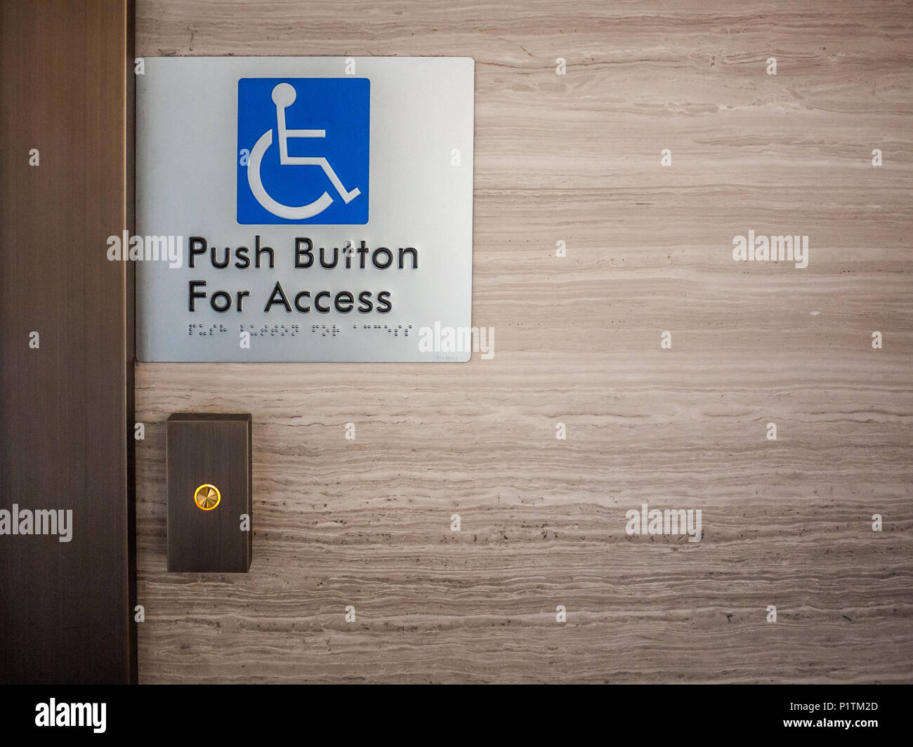 Disabled entrance wheelchair accessible hires stock photography and images Alamy