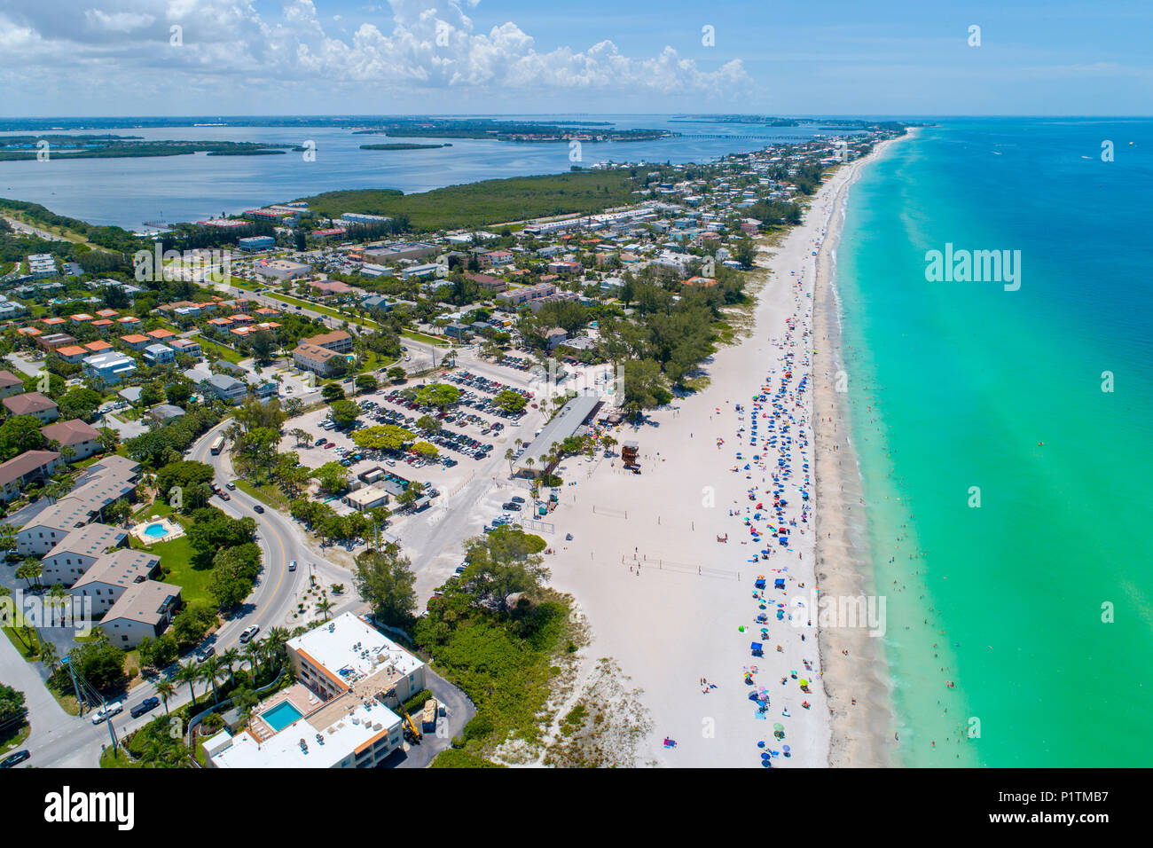 Holmes Beach on Anna Maria Island is a Popular Florida tourist