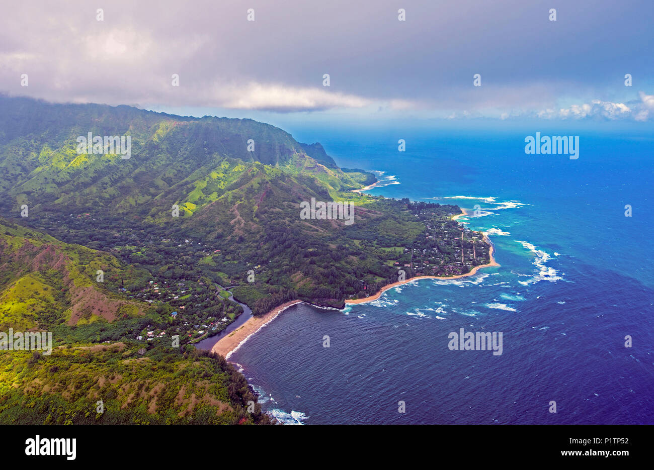 Napali Coast Kauai Hawaii Stock Photo - Alamy