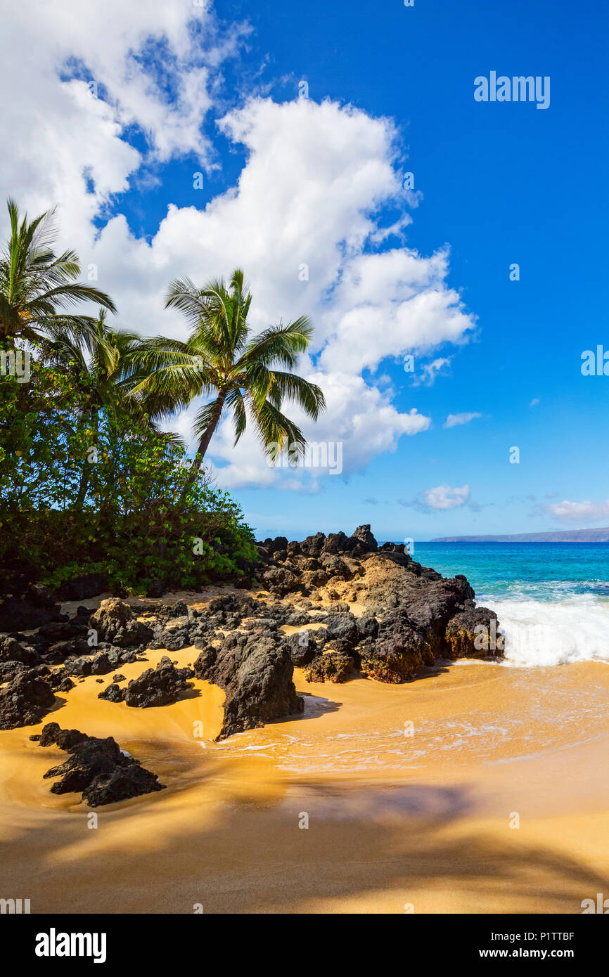 Makena Cove Also Called Secret Beach Makena Maui Hawaii United 
