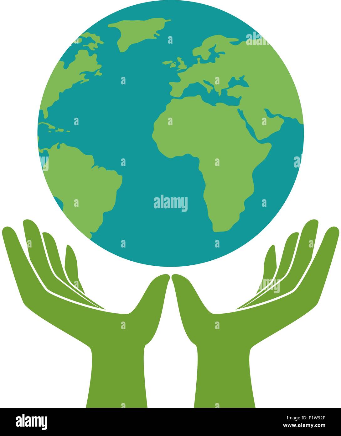 hands protected the planet earth ecology Stock Vector Image & Art - Alamy