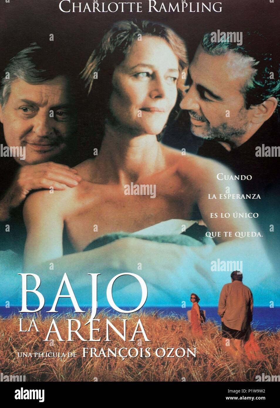 Original Film Title: SOUS LE SABLE. English Title: UNDER THE SAND. Film  Director: FRANÇOIS OZON. Year: 2000. Credit: FIDELITE PRODUCTIONS/HAUT ET  COURT/ARTE FRANCE CINEMA / Album Stock Photo - Alamy