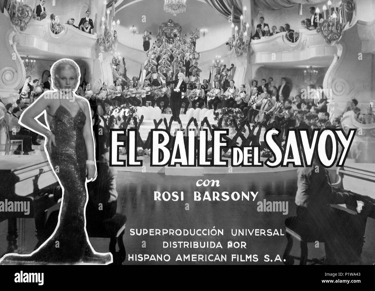 Original Film Title: BALL IM SAVOY. English Title: BALL IM SAVOY. Film  Director: STEVE SEKELY. Year: 1935 Stock Photo - Alamy