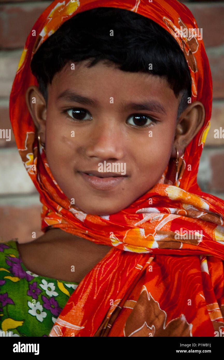 Portrait of a maktab student. Maktab an Arabic word meaning schools for teaching children in