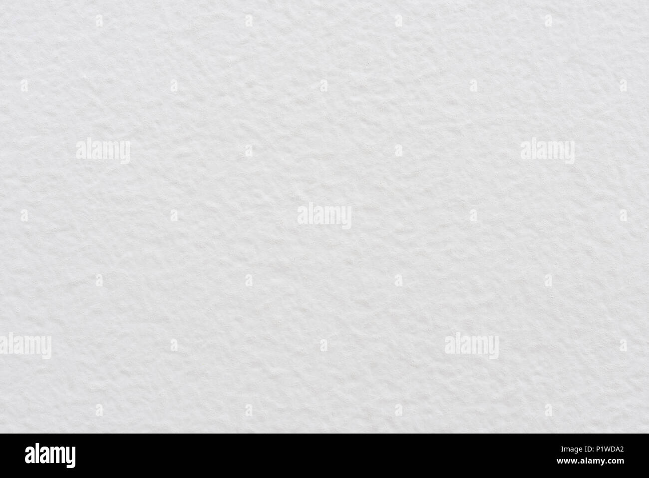 Blank plastered white wall texture or background Stock Photo