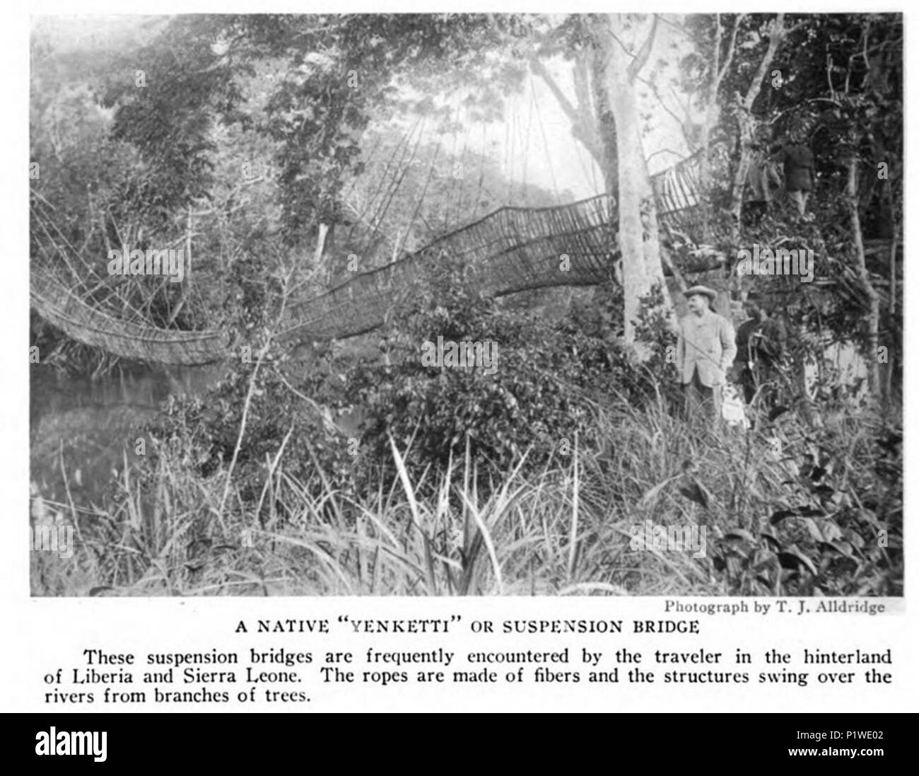 Archival suspension bridge Black and White Stock Photos & Images - Alamy