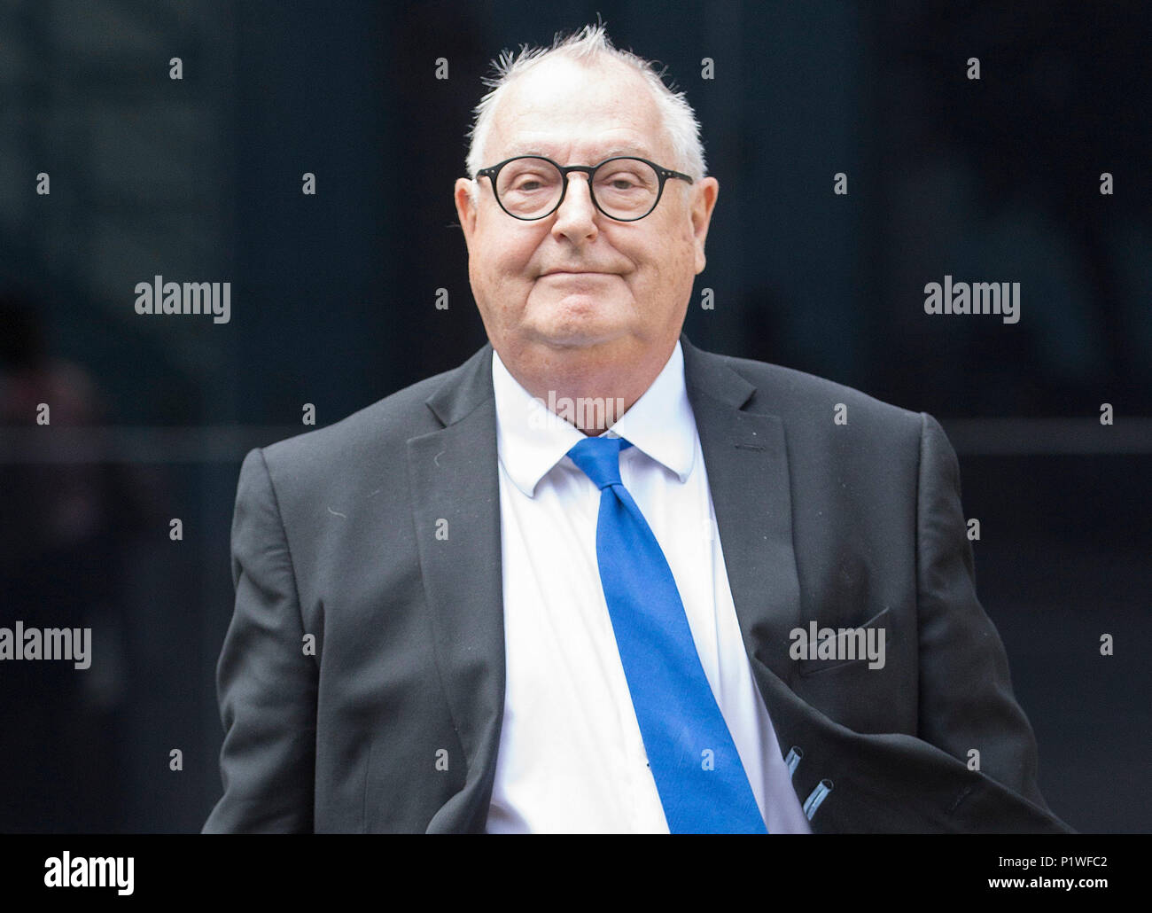 Ex-DJ Jonathan King arrives at Southwark Crown Court in London, where ...