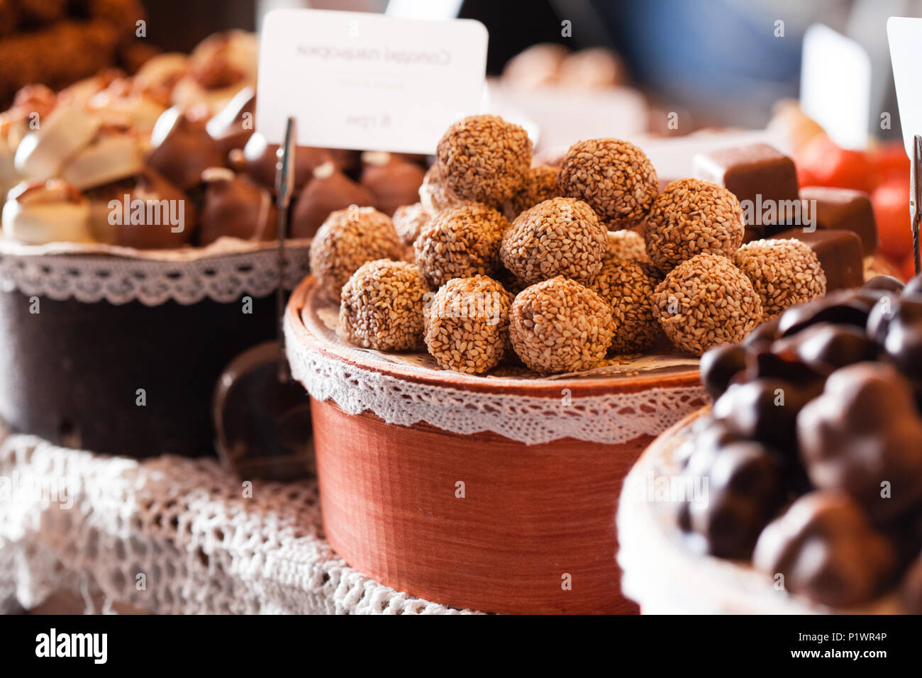 Collage candies sweet food hi-res stock photography and images - Alamy