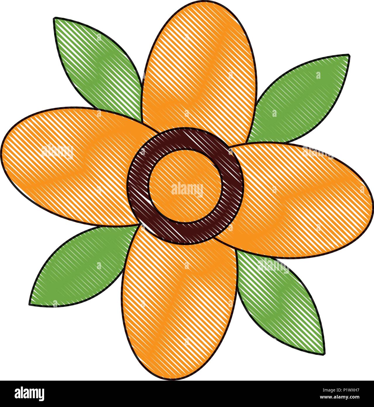 flower natural isolated icon Stock Vector Image & Art - Alamy