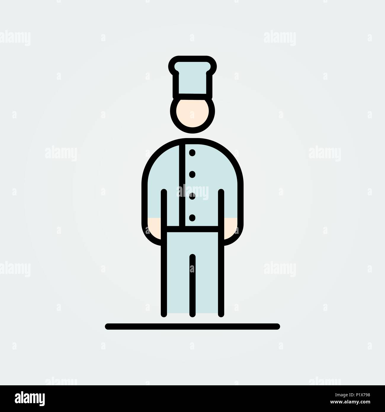 Cute work icons illustration Stock Vector Images - Alamy