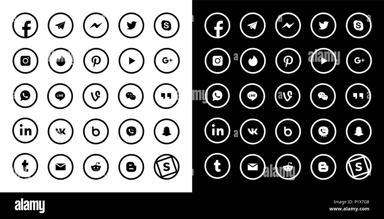 white and black app icons