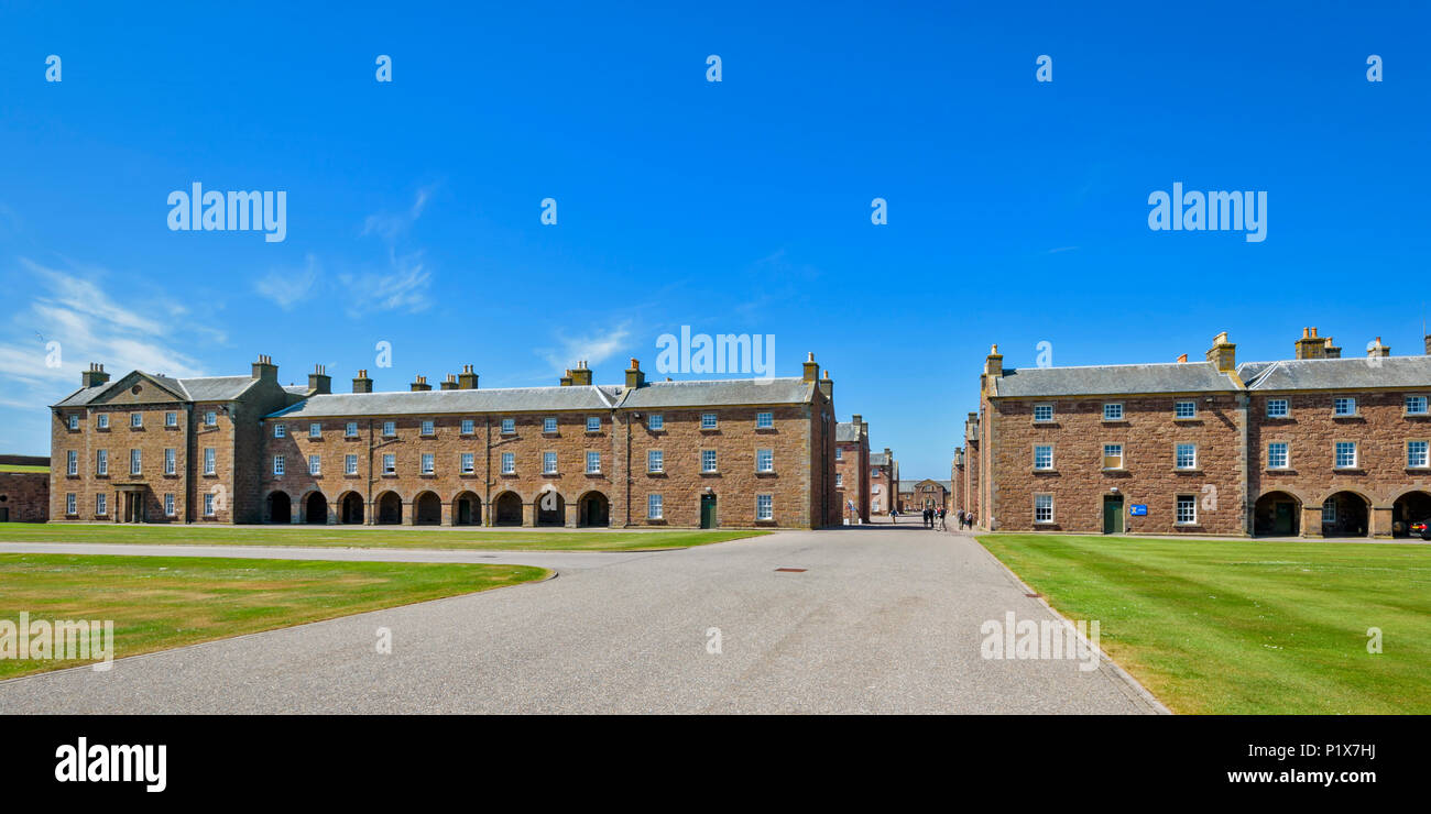 FORT GEORGE INVERNESS SCOTLAND THE MAIN BARRACK BUILDINGS Stock Photo