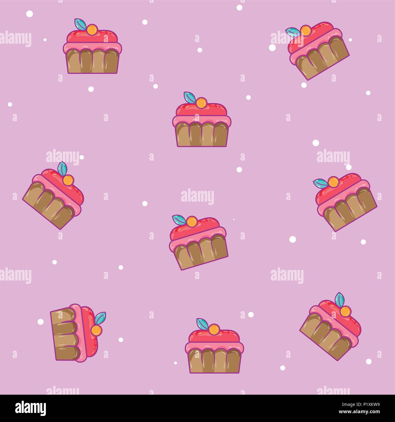 Imprimir Candy pattern background Stock Vector