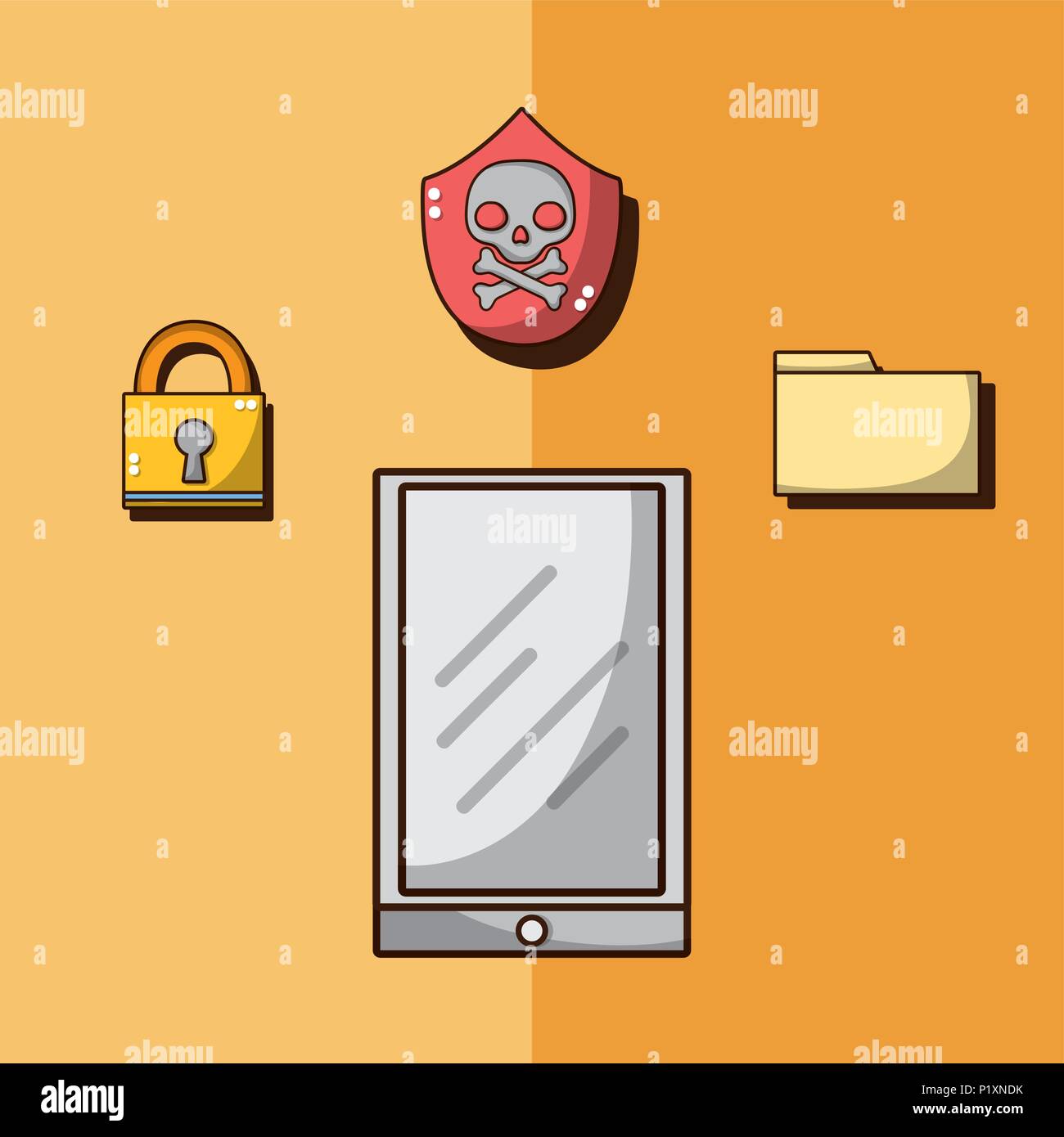 Set of security system icons Stock Vector Image & Art - Alamy