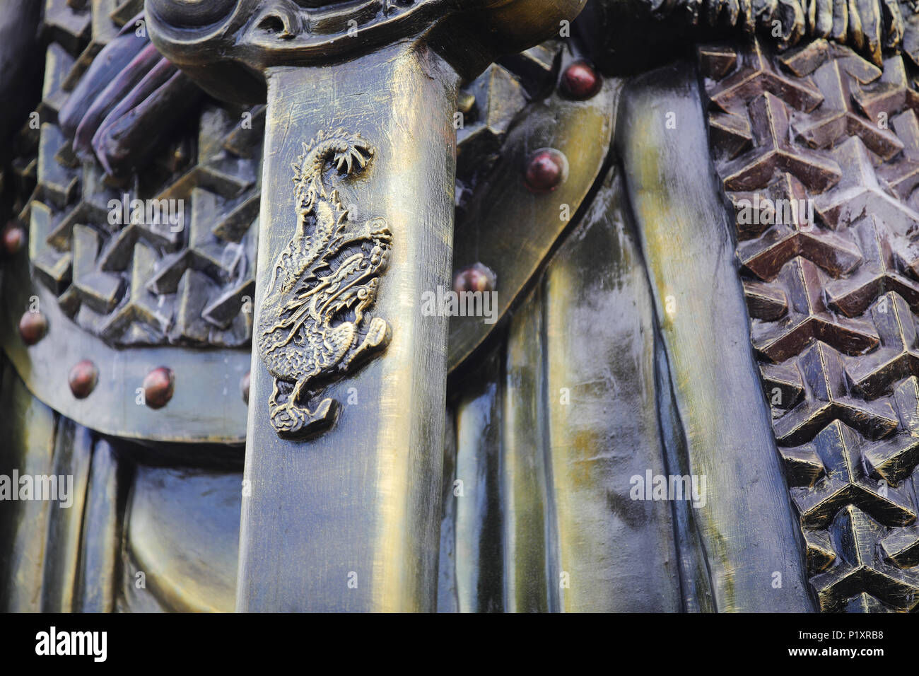 Chinese god of war statue hi-res stock photography and images - Alamy