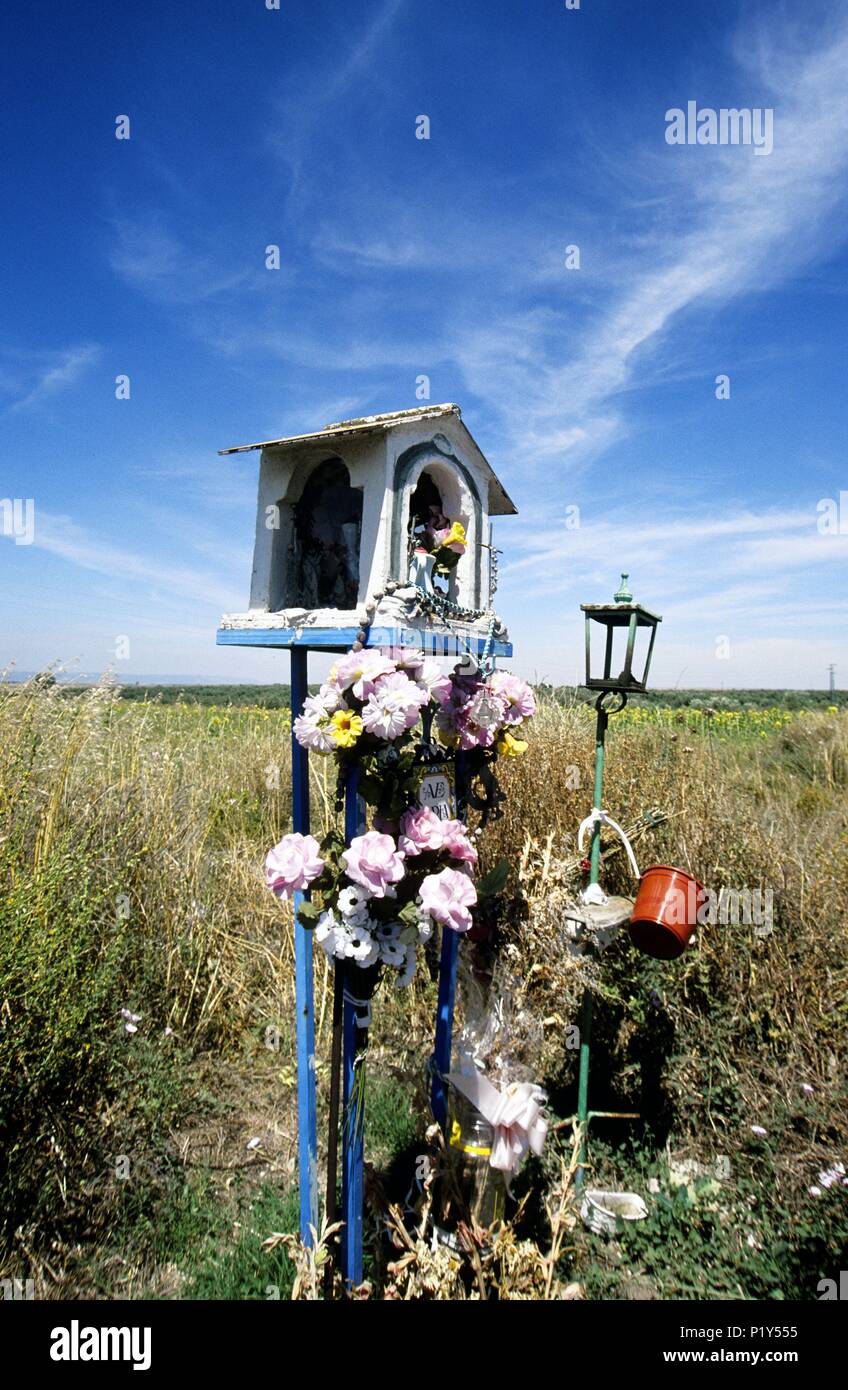 near La Carlota; altar (53). Stock Photo