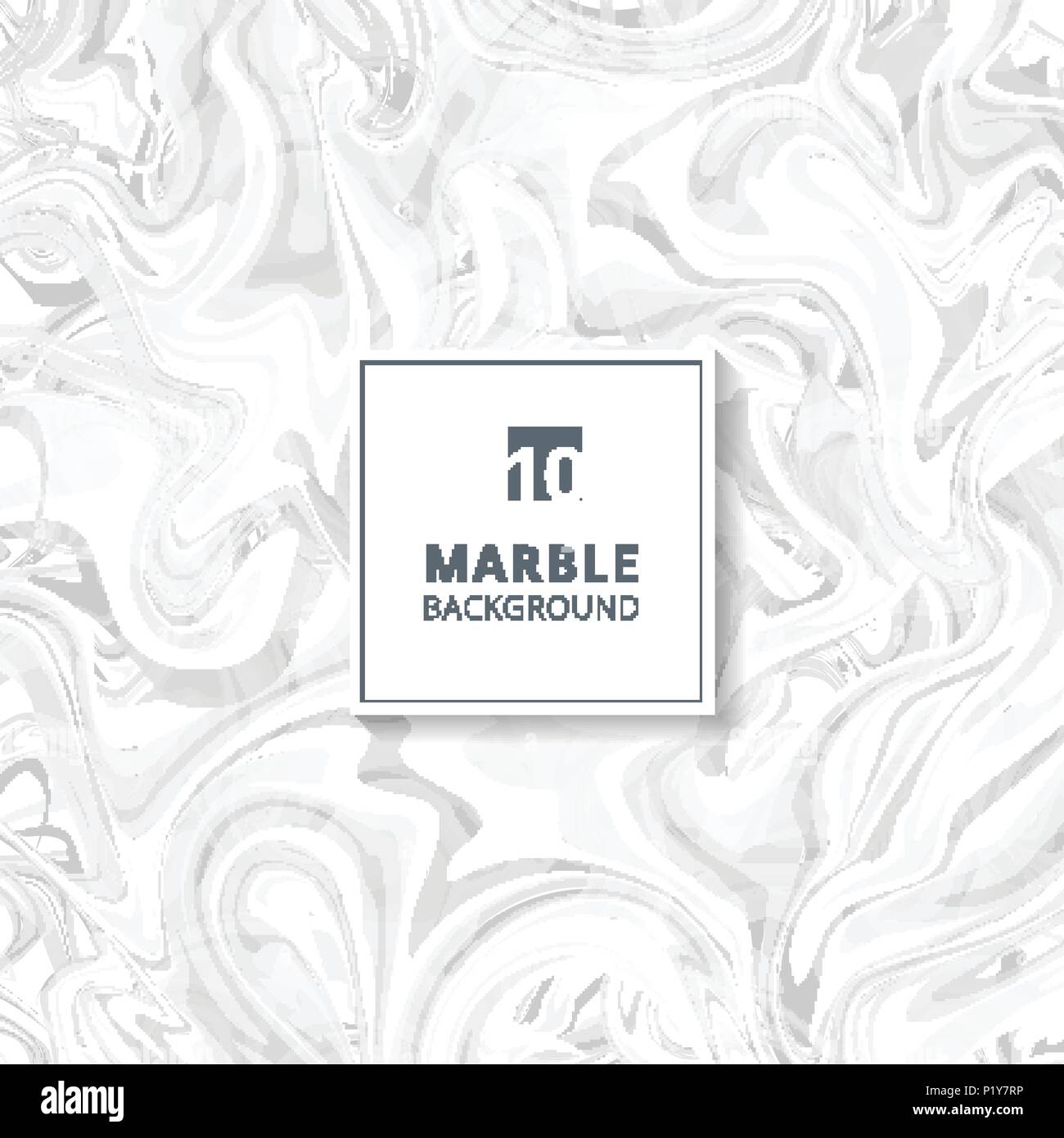 Abstract white and gray watercolor stains. Marble background texture