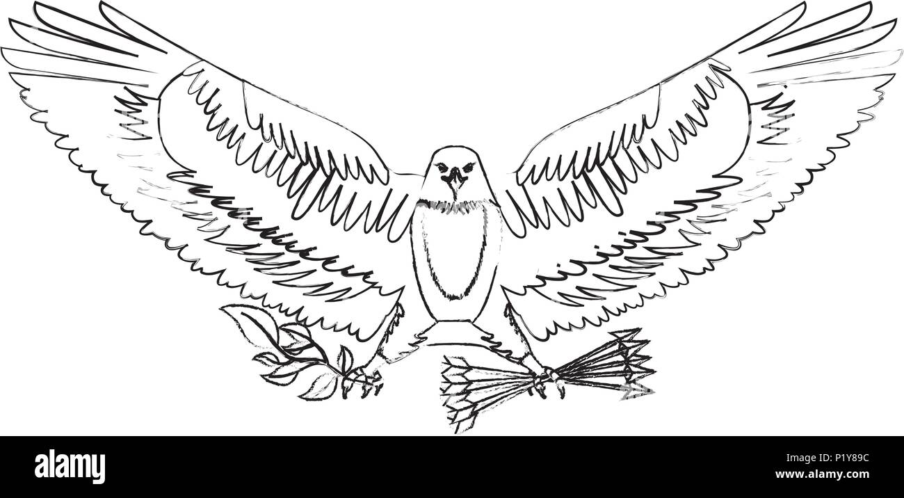 Spread Wings Vector Vectors Stock Photos & Spread Wings Vector Vectors