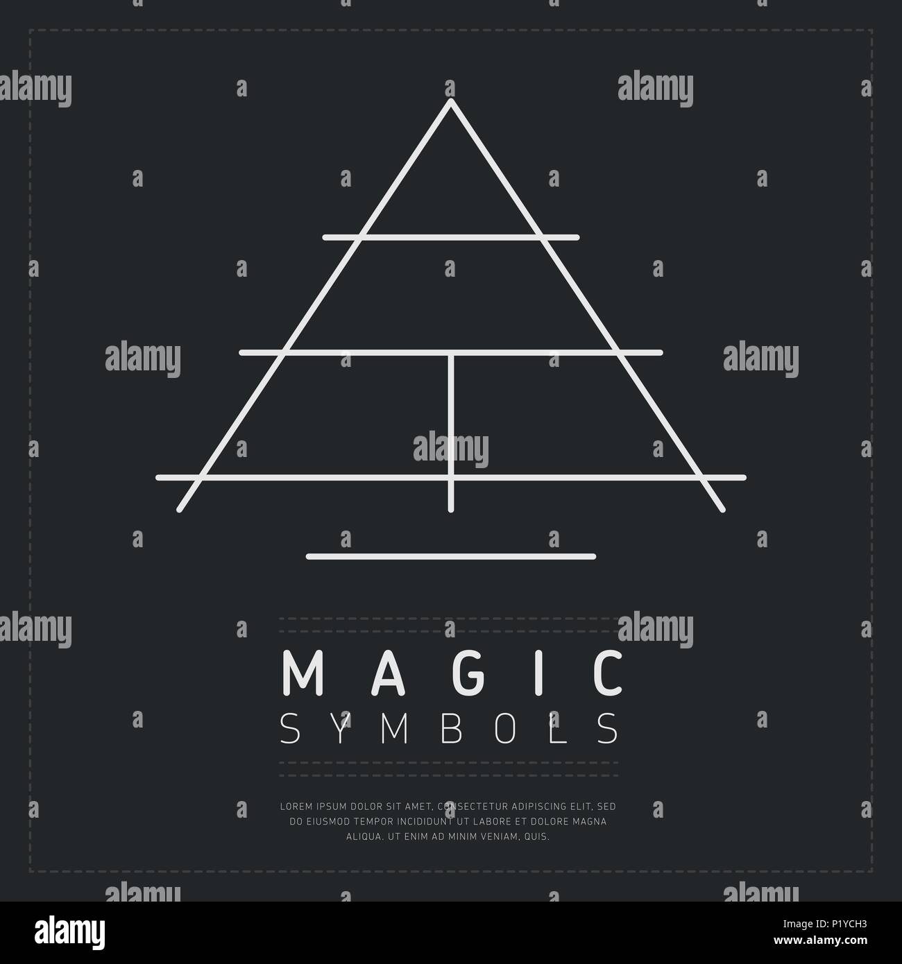 Occult ritual element Stock Vector Images - Alamy