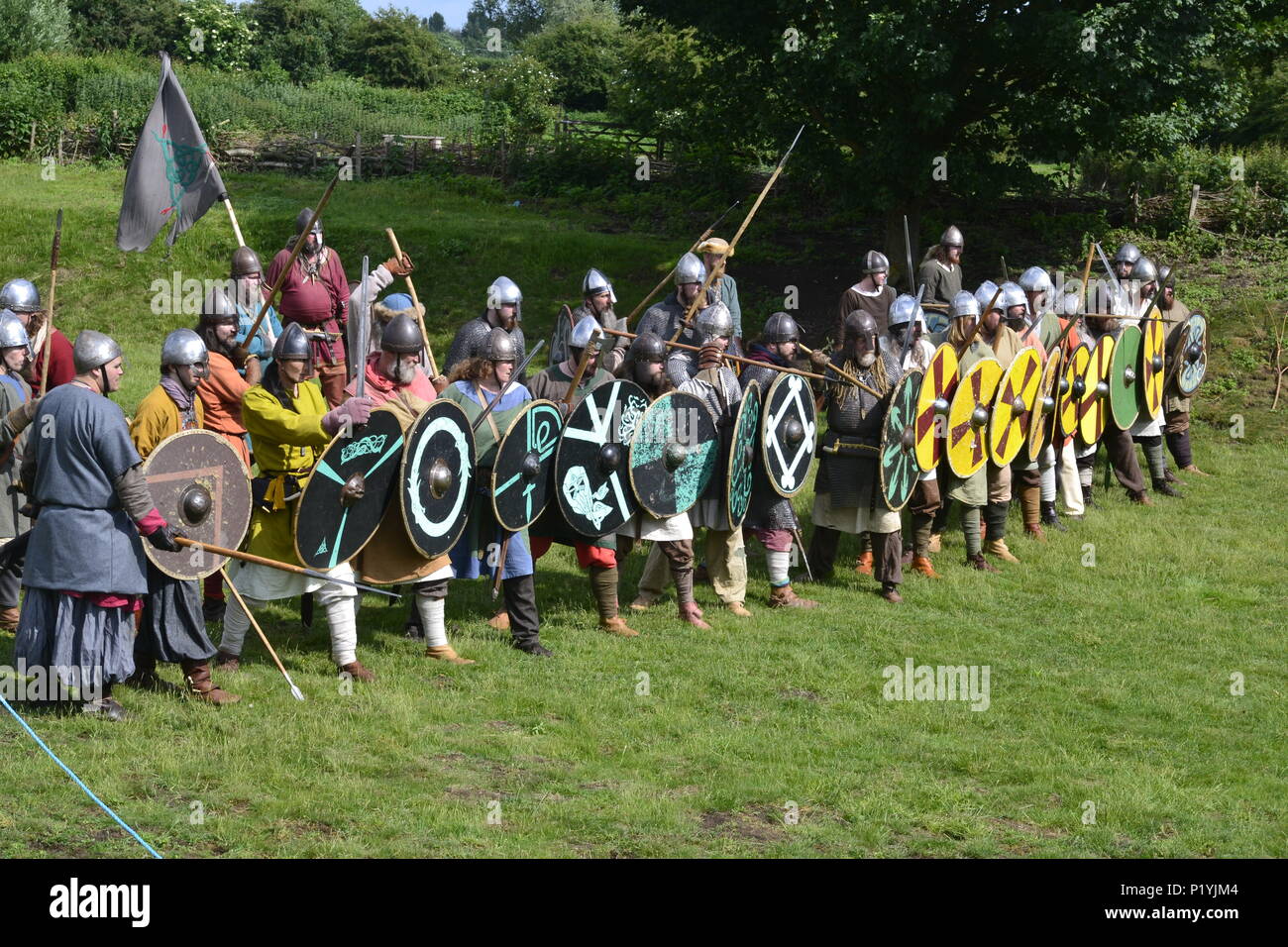 Saxon soldiers hi-res stock photography and images - Alamy