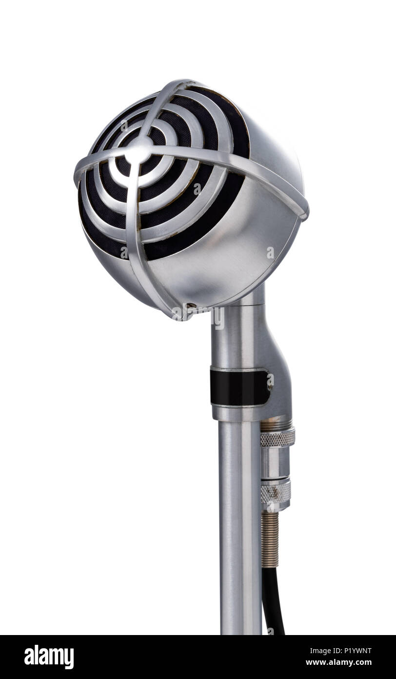 Shure 730 vintage microphone Stock Photo