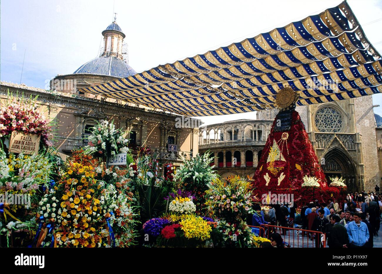 Fallas Festivity Virgen De Los Desamparados Enormous Flower
