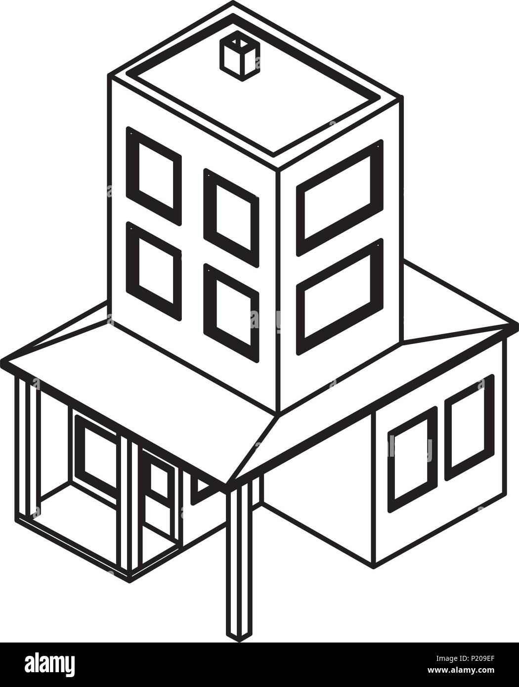 building construction isometric icon Stock Vector Image & Art - Alamy