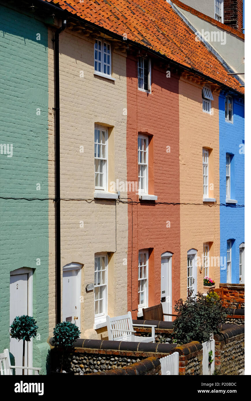 Colourful painted houses in seaside hi-res stock photography and images ...