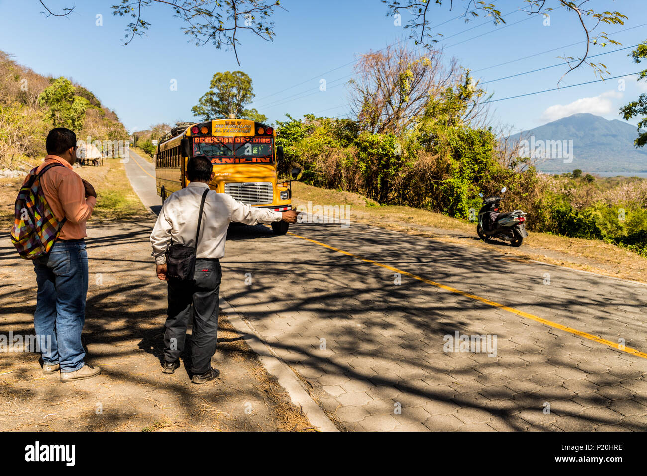 Ometepe Volcanic island Stock Photo