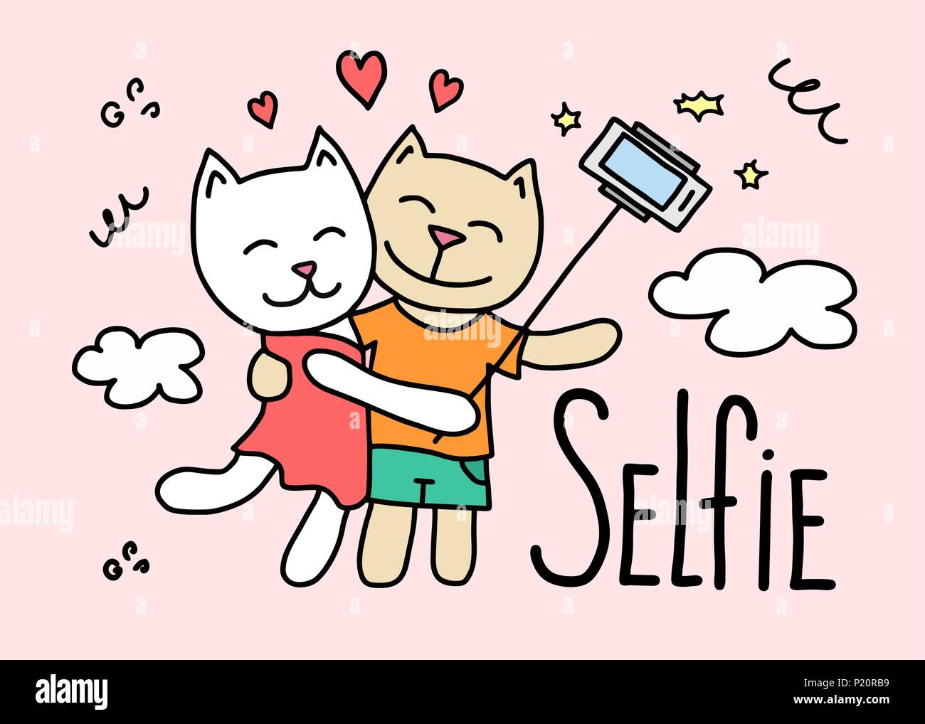 Cat love funny clearance