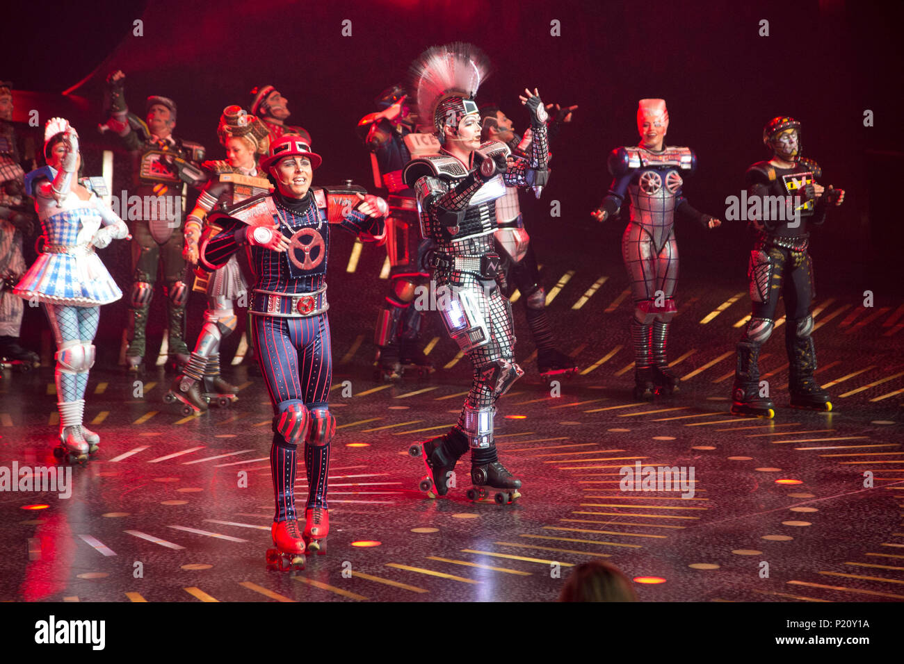 Bochum Deutschland 12th June 2018 Caboose And Electra Scene From The Addition Of The Musical Starlight