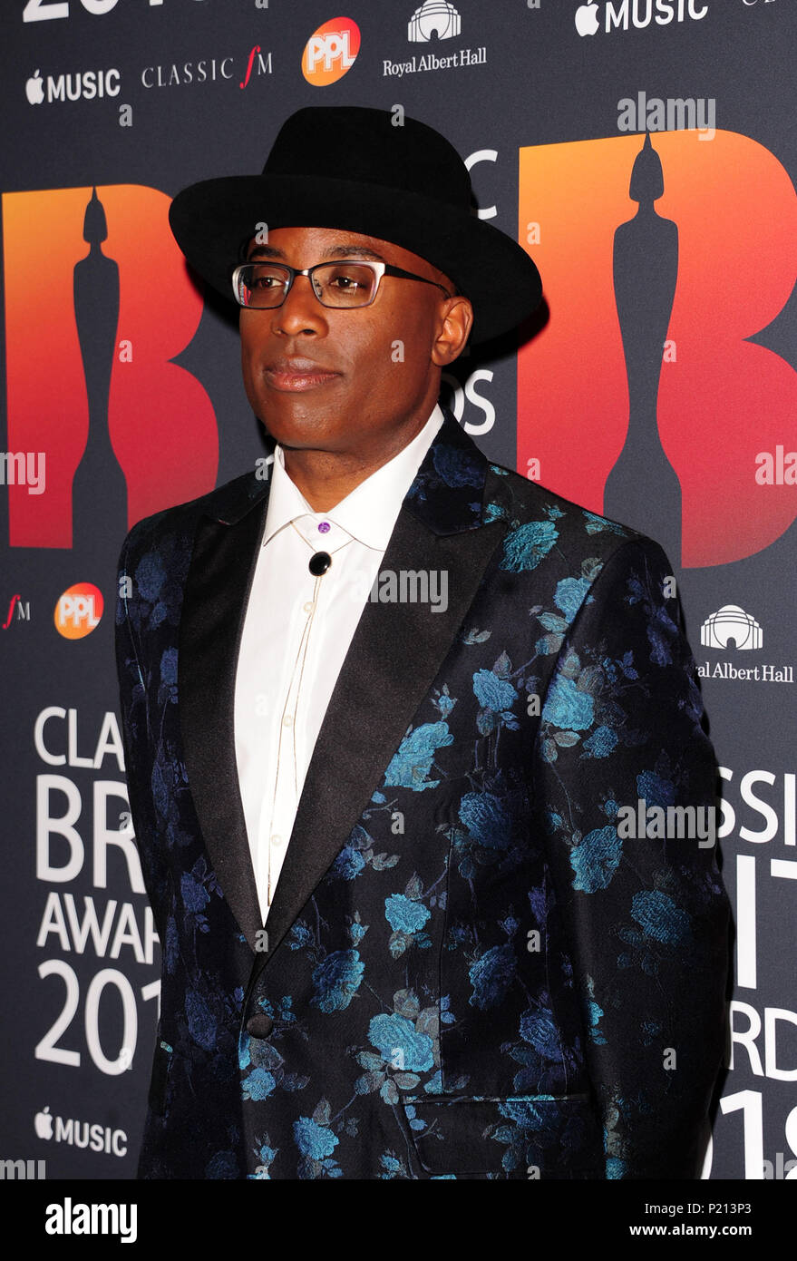 London, UK. 13th June 2018. Milos attending Classic BRIT Awards 2018 at the Royal Albert Hall  London Wednesday 13th June Credit: Peter Phillips/Alamy Live News Stock Photo