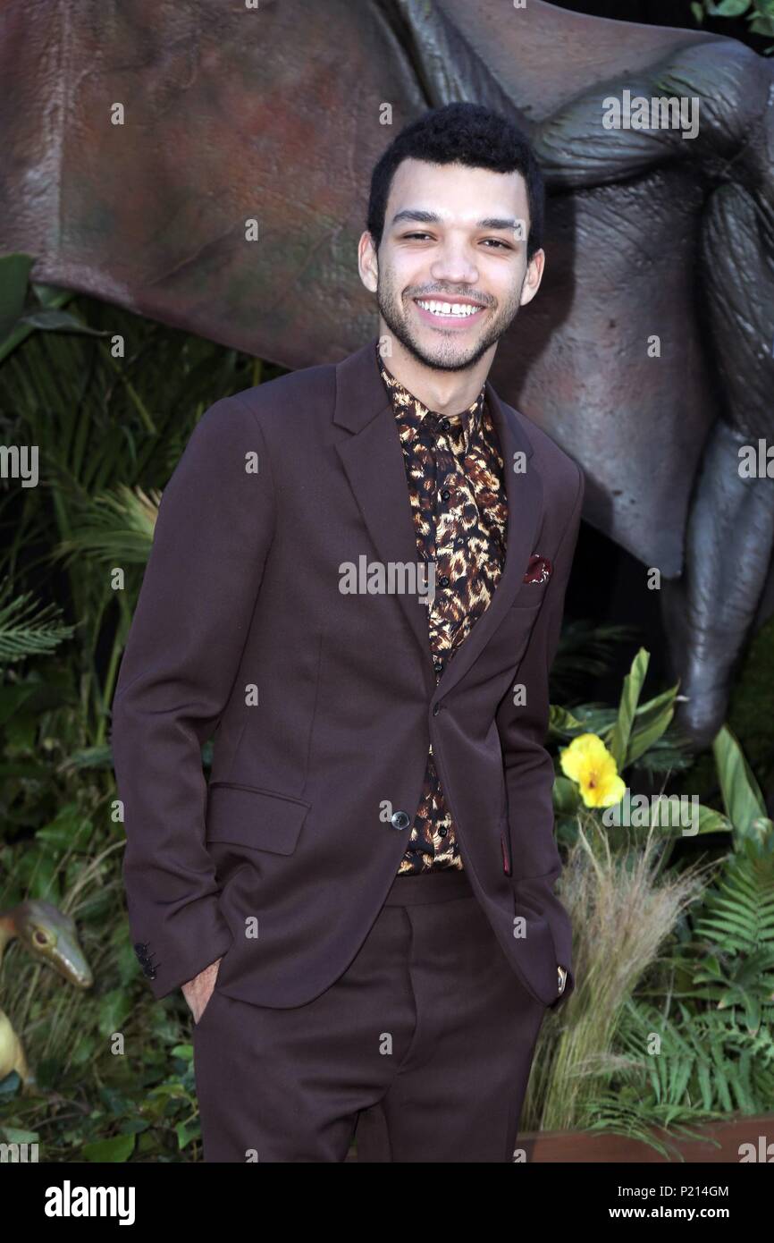 Los Angeles, CA, USA. 12th June, 2018. Justice Smith at arrivals for JURASSIC WORLD: FALLEN KINGDOM Premiere, Walt Disney Concert Hall, Los Angeles, CA June 12, 2018. Credit: Priscilla Grant/Everett Collection/Alamy Live News Stock Photo