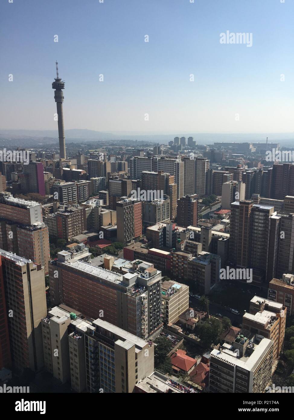 24 May 2015, South Africa, Johannesburg High rise buildings shape the