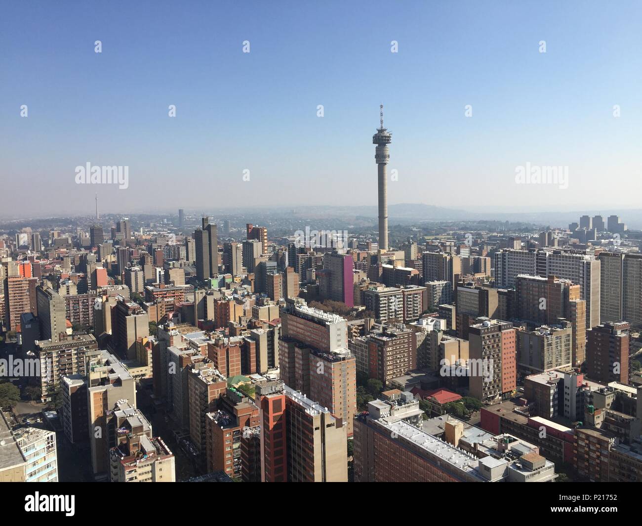 24 May 2015, South Africa, Johannesburg High rise buildings shape the