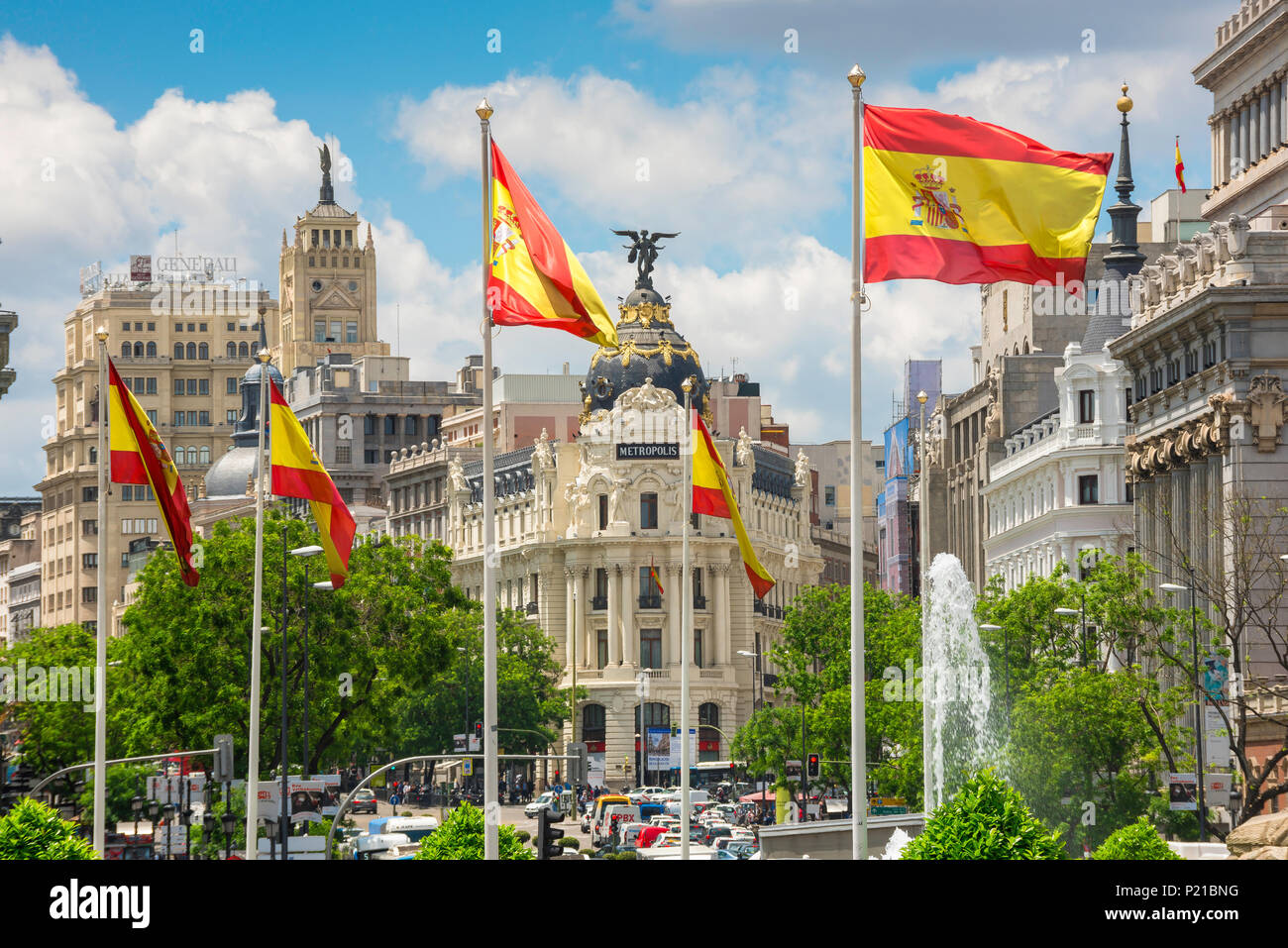 Madrid city centre hi-res stock photography and images - Alamy