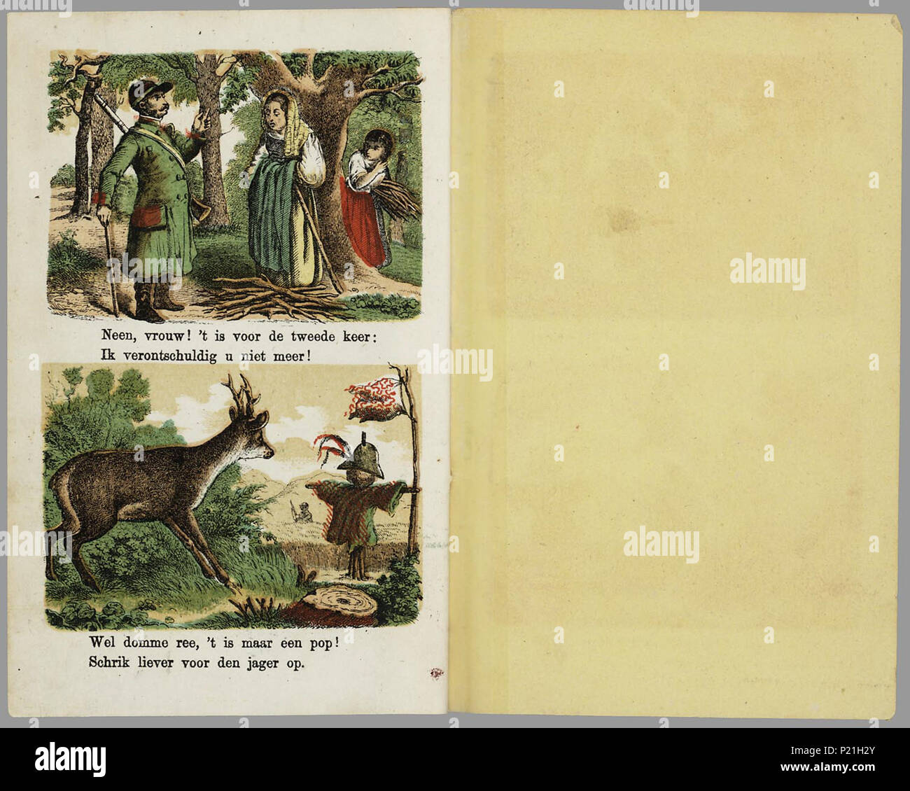 Een lief boekje voor zoete kinderen. Prentenboekje met op elk blad twee  afbeeldingen, en onder elke afbeelding twee regels rijmende tekst. Het zijn  vermoedelijk toonlitho's, met sjablonen verder ingekleurd. Onderwerpen: de, image size:1300x1130