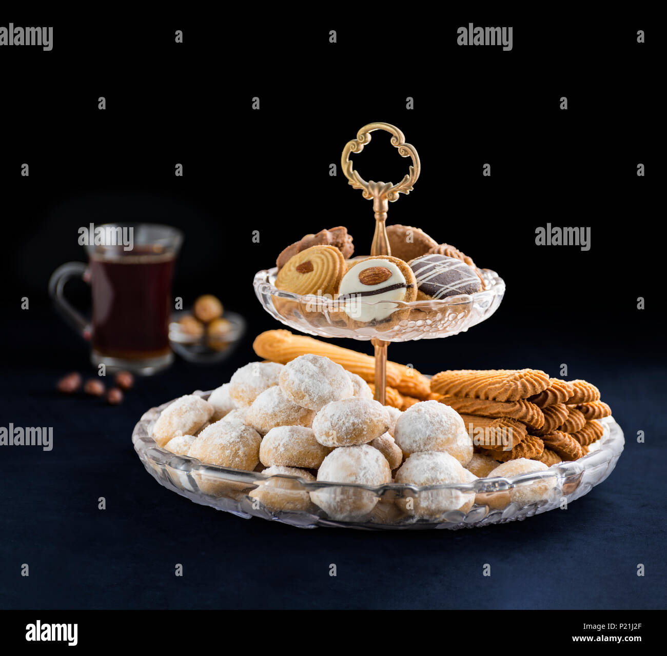Eid AlFitr Sweet Cookies, Muslim Lesser Holiday Snacks Stock Photo Alamy