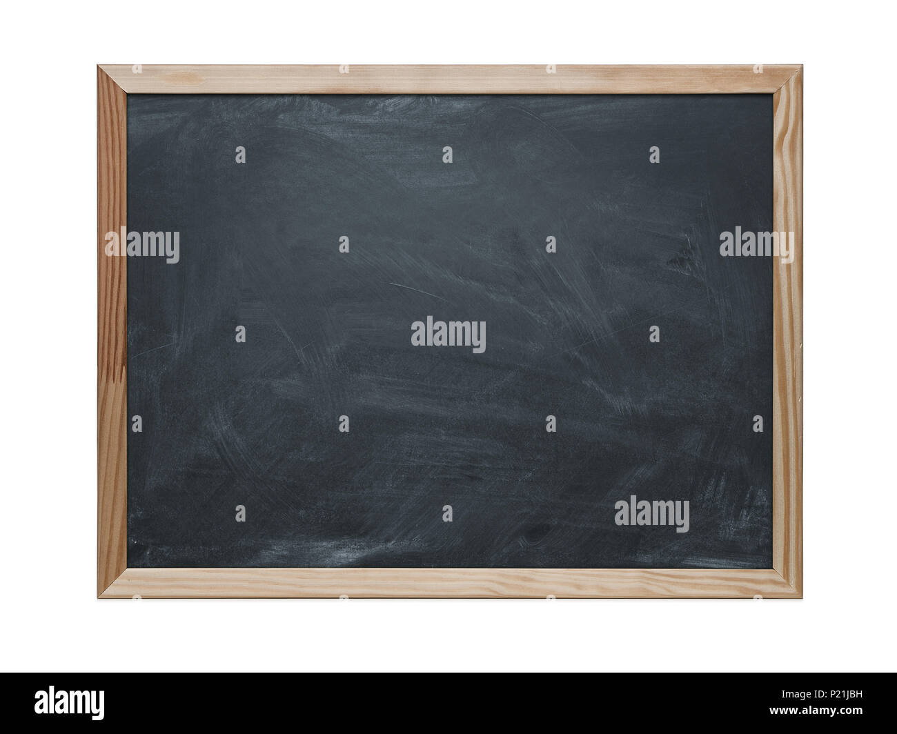Blank chalkboard isolated on white background Stock Photo Alamy