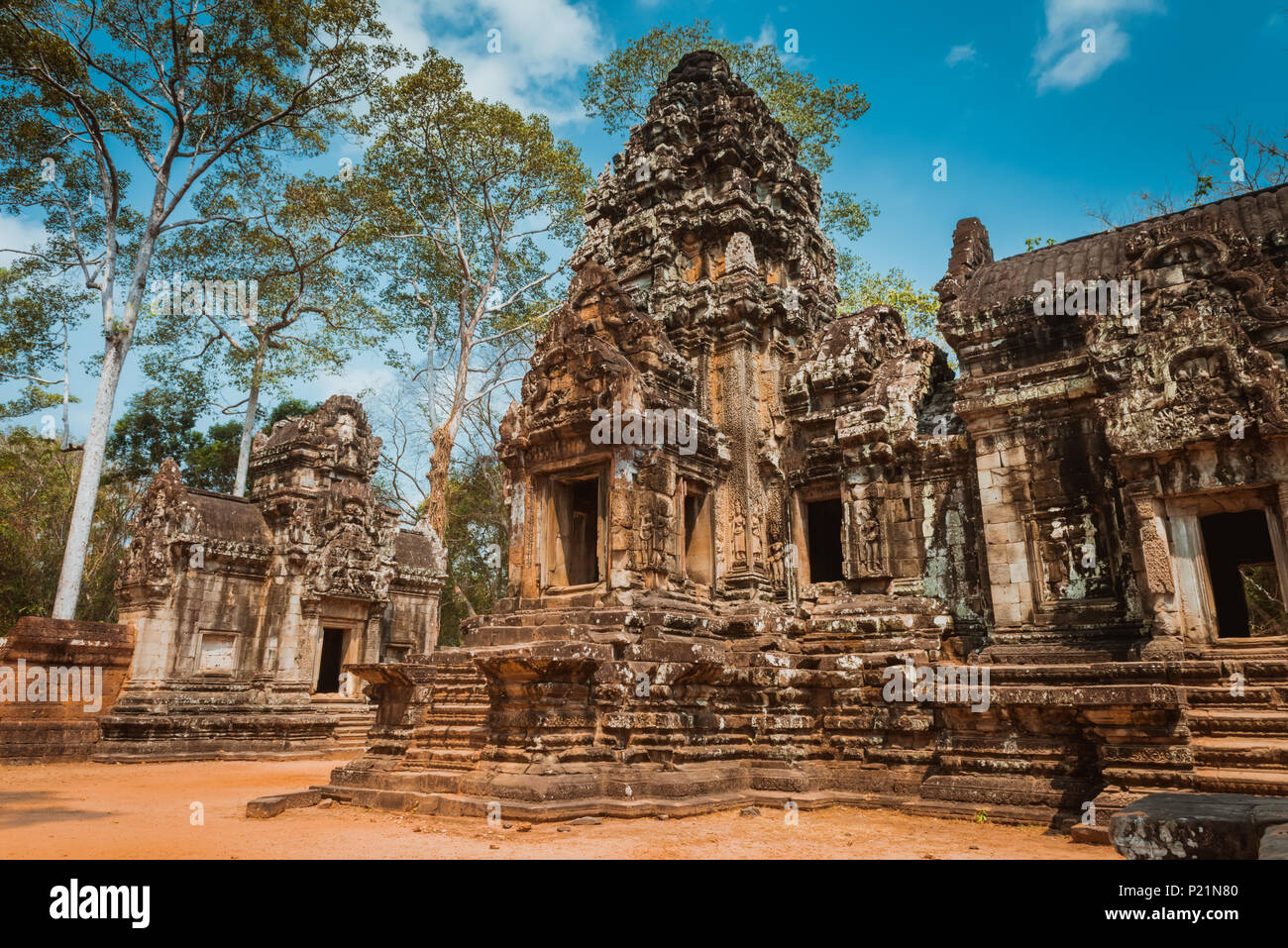 Thommanon temple in Angkor Wat Stock Photo
