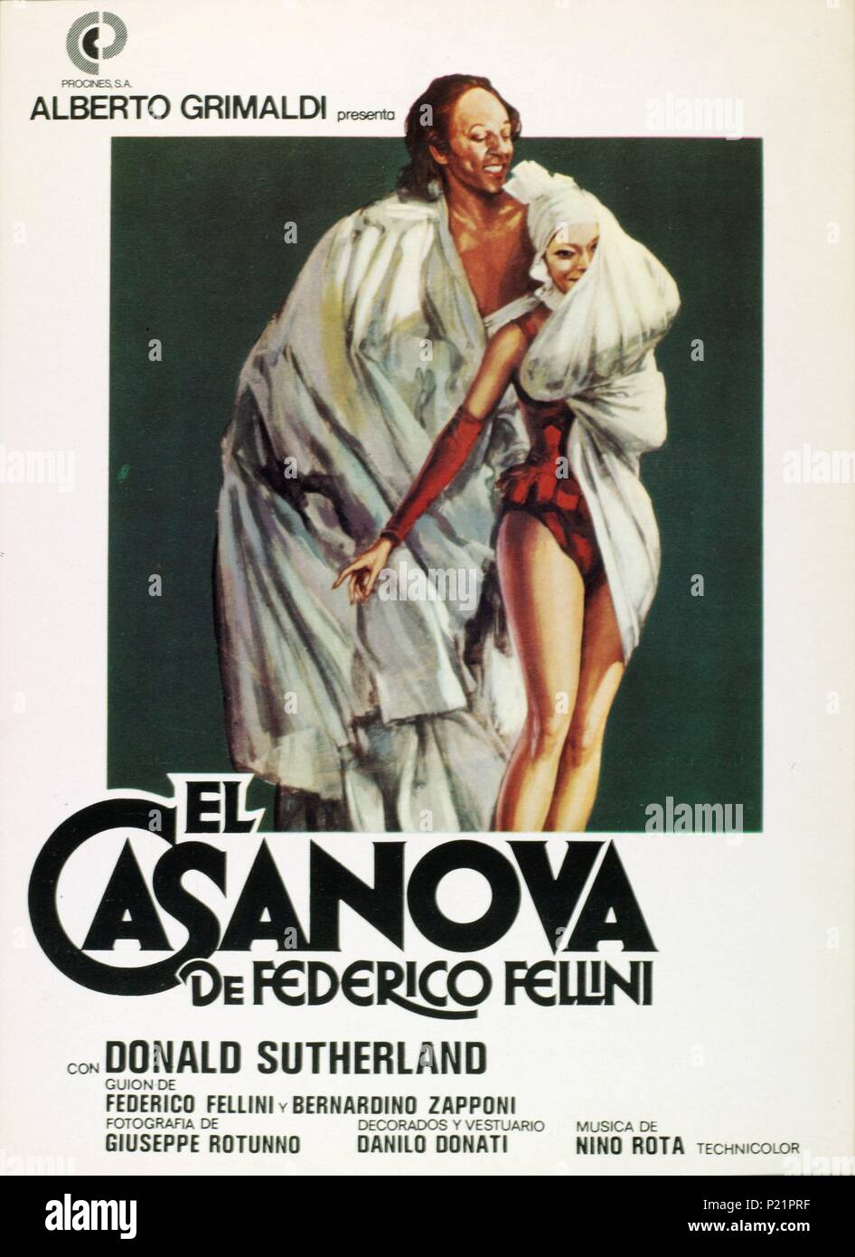 Original Film Title: CASANOVA DI FEDERICO FELLINI. English Title: FELLINI'S  CASANOVA. Film Director: FEDERICO FELLINI. Year: 1976. Credit: FAST  FILMS/PEA / Album Stock Photo - Alamy