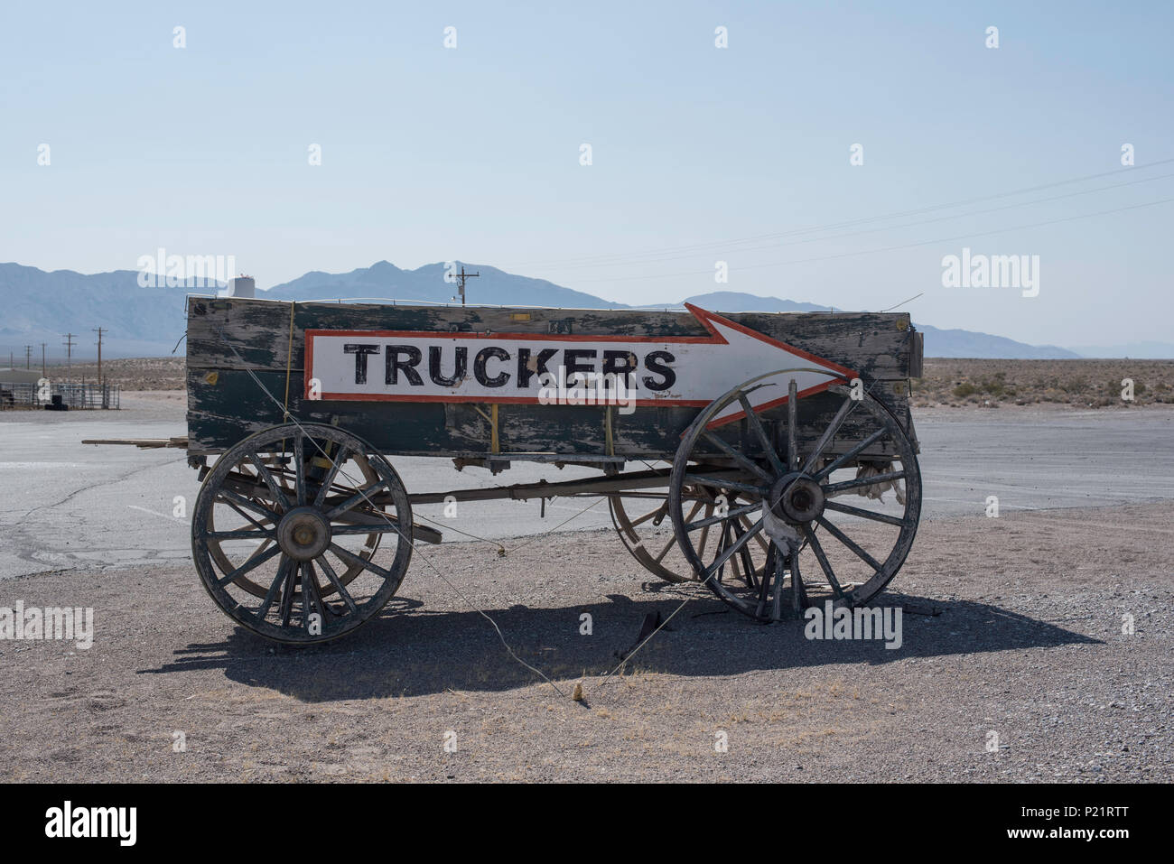 Old Carts And Wagons From The Wild West On Display At The Longstreet Inn Hotel And Casino In Armagosa Valley On The Outskirts Of Death Valley Nevada Stock Photo Alamy