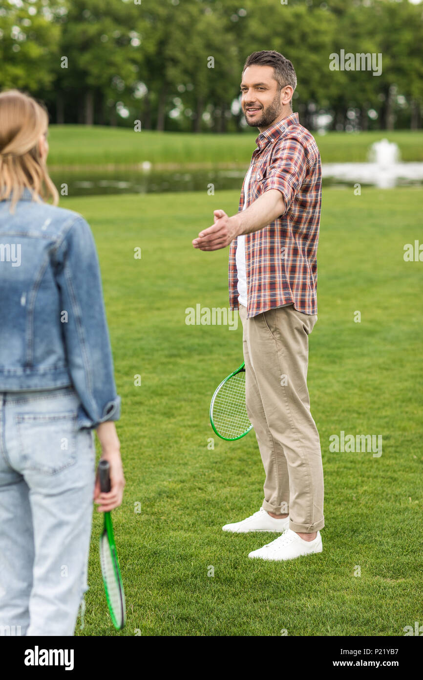 Casual man reaching out hand hi-res stock photography and images - Alamy