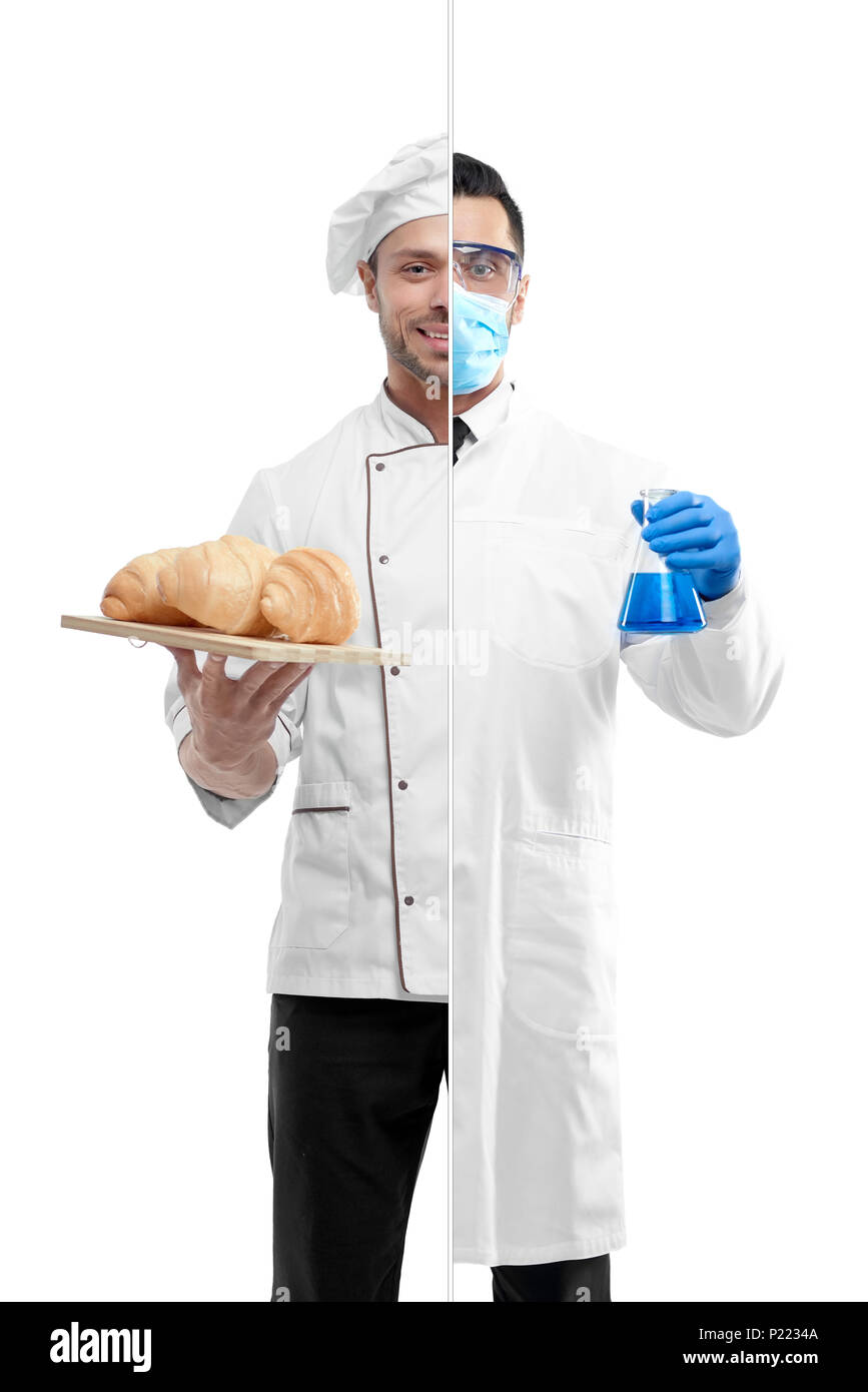 Chef wearing protective gloves Cut Out Stock Images & Pictures Alamy