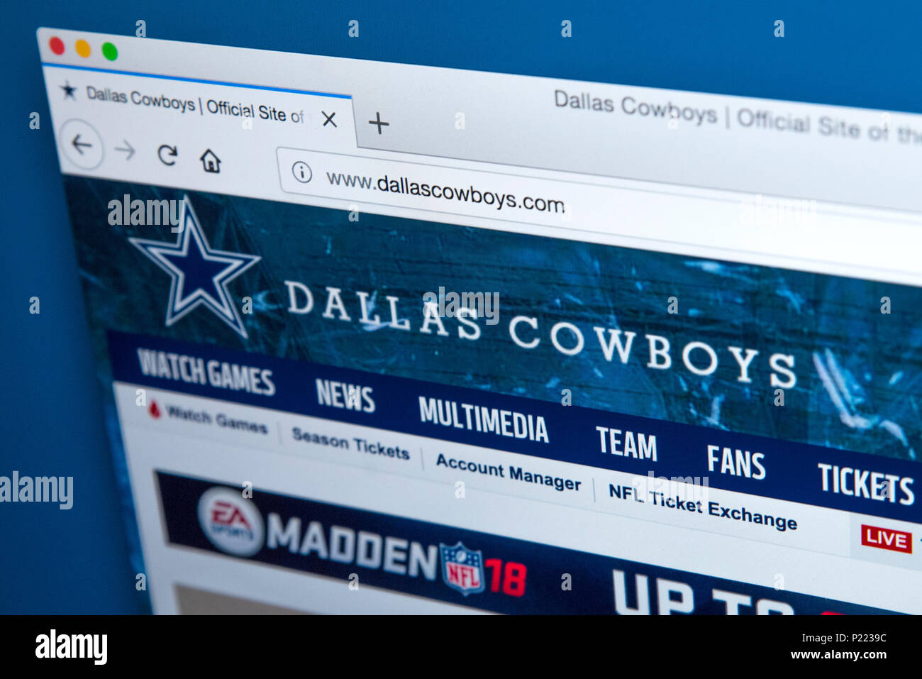 Dallas cowboys logo hi-res stock photography and images - Alamy